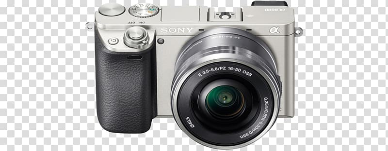 Sony α6000 Sony α5000 NEX Mirrorless interchangeable-lens camera 索尼, sony a6000 transparent background PNG clipart