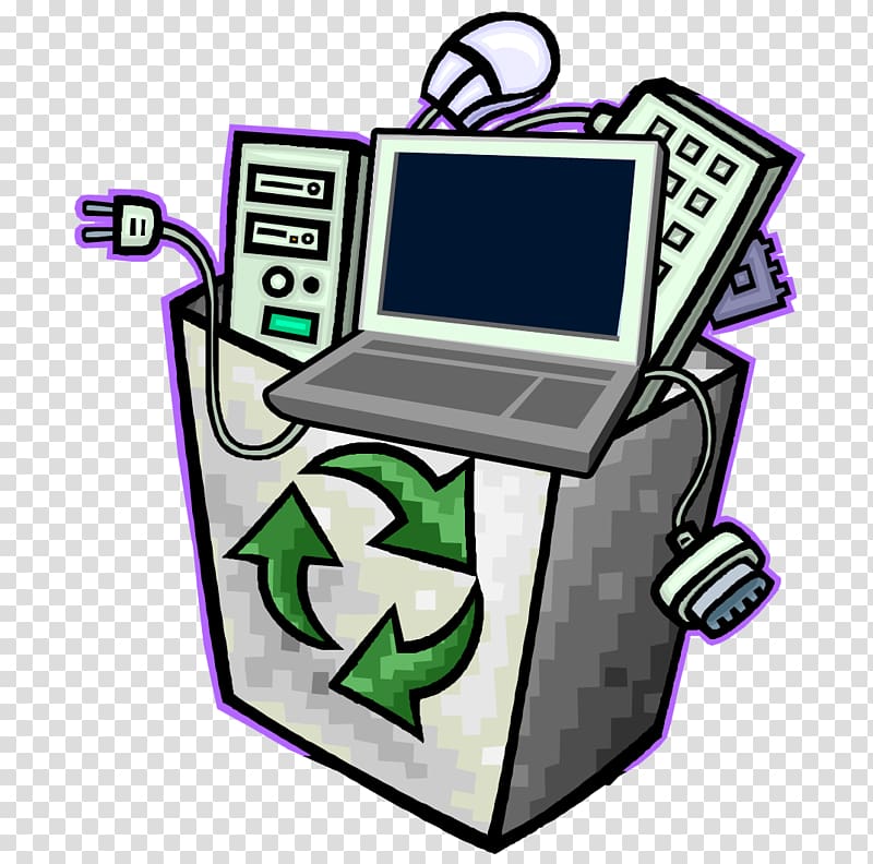 Computer recycling Electronic waste Waste management, electronic waste transparent background PNG clipart