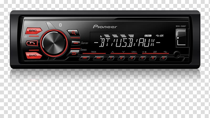 Vehicle audio Pioneer Corporation Car CD player DVD, car transparent background PNG clipart