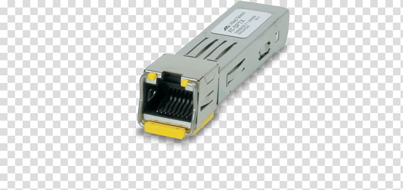 Small form-factor pluggable transceiver Gigabit interface converter Allied Telesis RJ-45, others transparent background PNG clipart