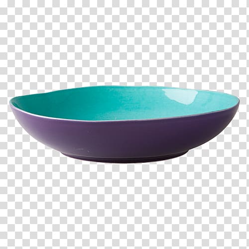 Bowl Tableware Turquoise, 1 plat of rice transparent background PNG clipart