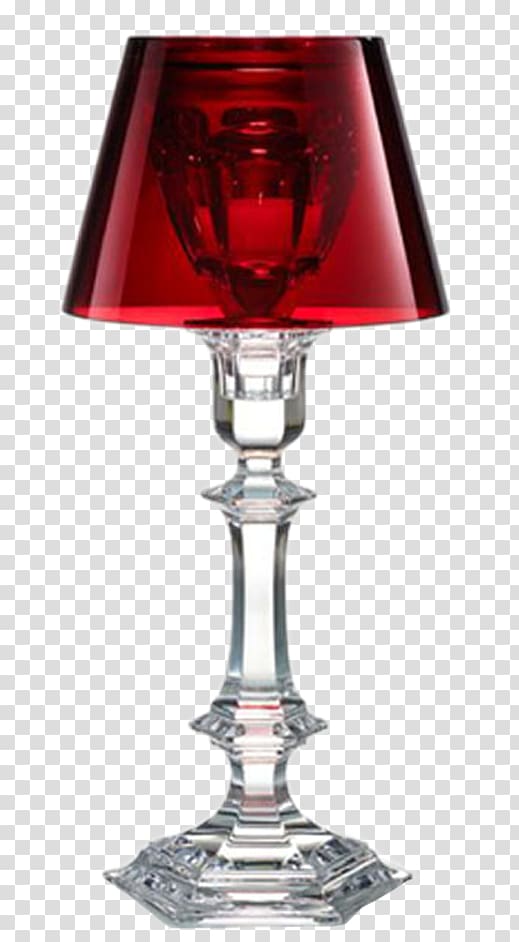 Baccarat Candlestick Crystal Chandelier, Red crystal lamp in kind promotion transparent background PNG clipart