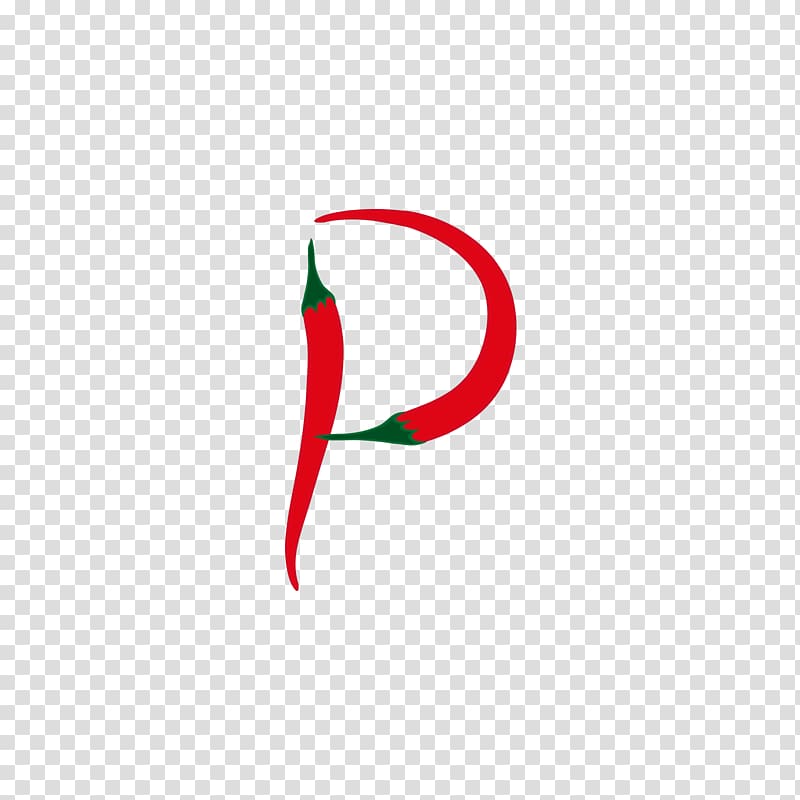 Logo Brand Font, Pepper spliced letters P transparent background PNG clipart