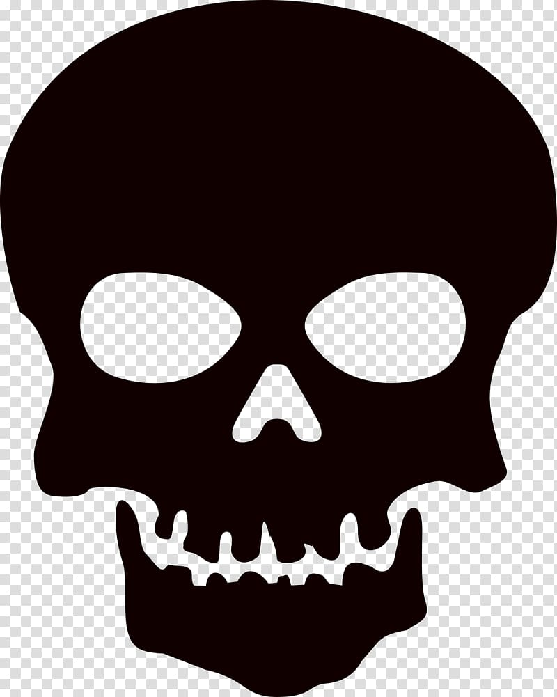 Skull and crossbones , Skull Logo transparent background PNG clipart