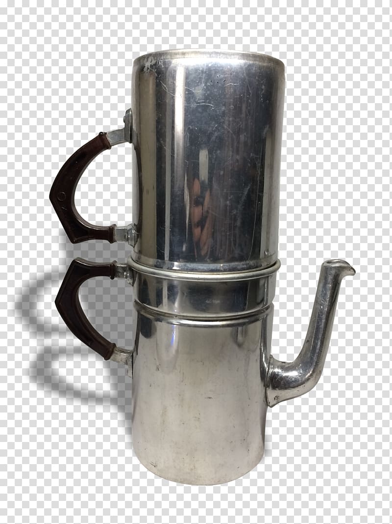 Coffee percolator Coffeemaker Neapolitan flip coffee pot Mug Kettle, Made In Italy transparent background PNG clipart