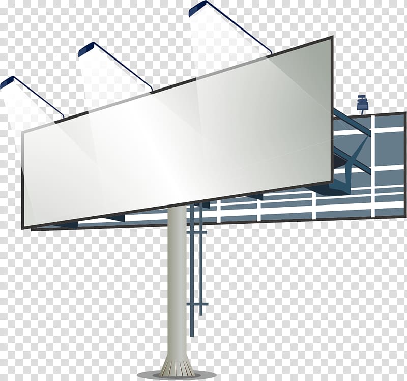 billboard illustration, Billboard Advertising Lightbox, Billboard display card material transparent background PNG clipart