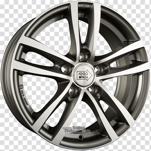 Car Rim ET Alloy wheel Tire, Mille Miglia transparent background PNG clipart