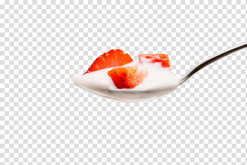 Soured milk Yogurt Fruit soup Strawberry, Strawberry fruit yogurt transparent background PNG clipart