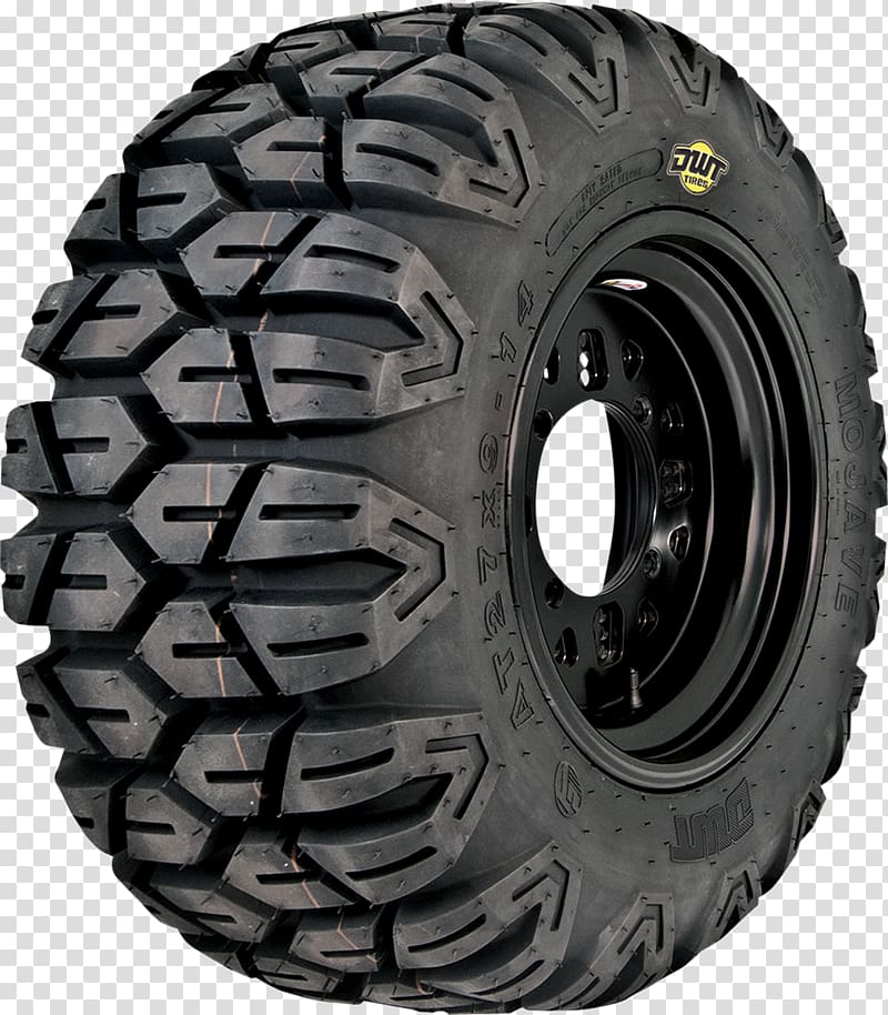 Side by Side Run-flat tire All-terrain vehicle Wheel, tread transparent background PNG clipart