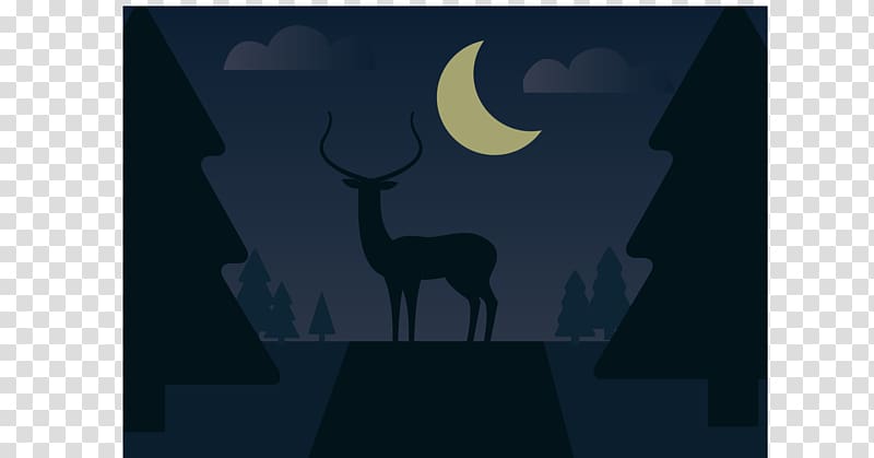 Reindeer Antler Pattern, night deer transparent background PNG clipart