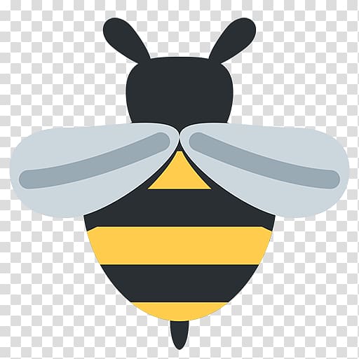 Western honey bee Emoji Keeping Bees Queen bee, bee transparent background PNG clipart