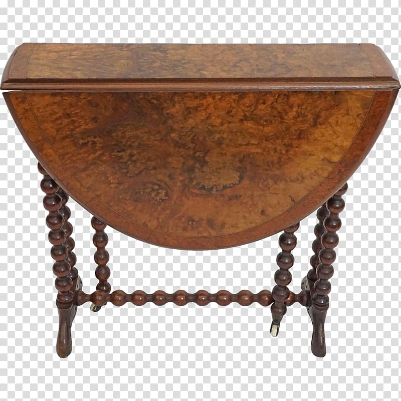Gateleg table Furniture Drop-leaf table Coffee Tables, walnut transparent background PNG clipart