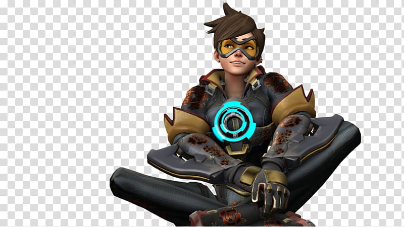 Overwatch Login Tracer Personal identification number Figurine, Tracer Overwatch transparent background PNG clipart