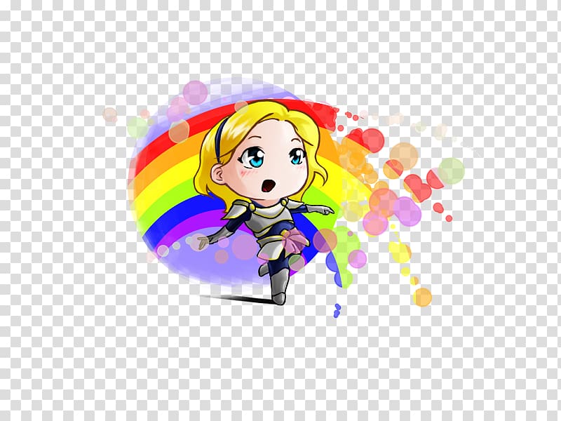 Rainbow Drawing League of Legends Illustration, lux double rainbow meaning transparent background PNG clipart