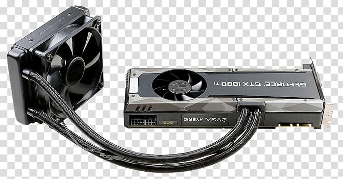 Graphics Cards & Video Adapters EVGA Corporation NVIDIA GeForce GTX 1080 Ti GDDR5 SDRAM, Card Trending transparent background PNG clipart