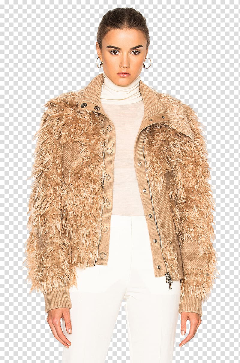 Fur clothing Fake fur Coat Jacket, jacket transparent background PNG clipart