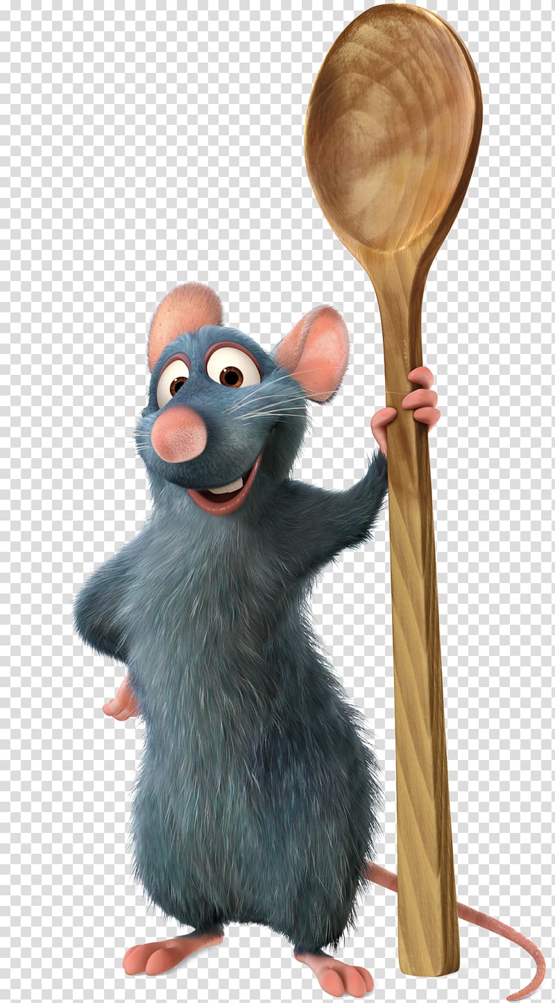 Gray mouse Ratatouille Alfredo Linguini Auguste Gusteau Collette