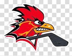 hockey logo, Charleroi Red Roosters Hockey Team Logo transparent background PNG clipart