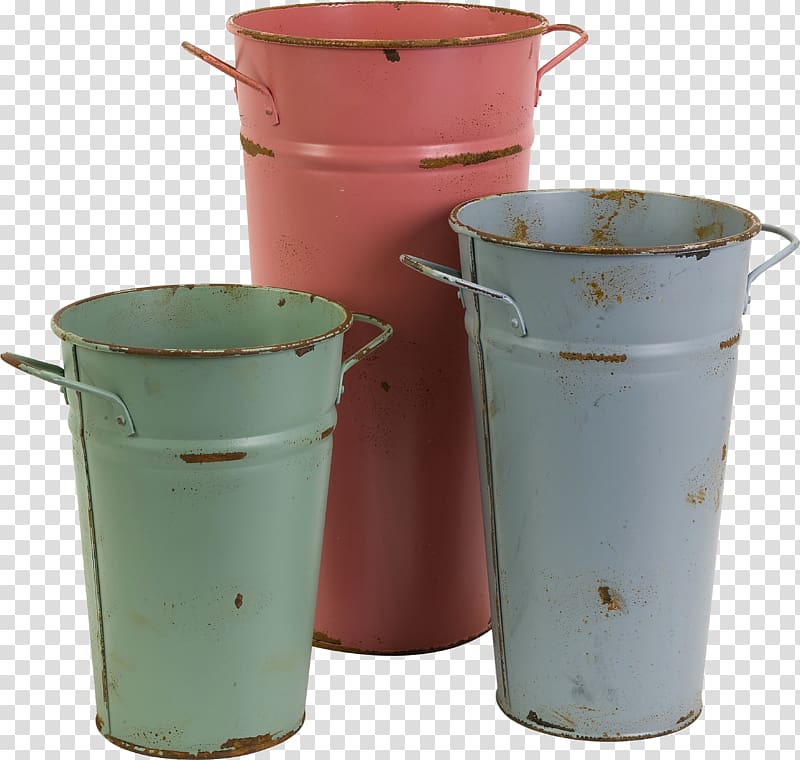 Bucket Lid Plastic Tableware , iron vase transparent background PNG clipart