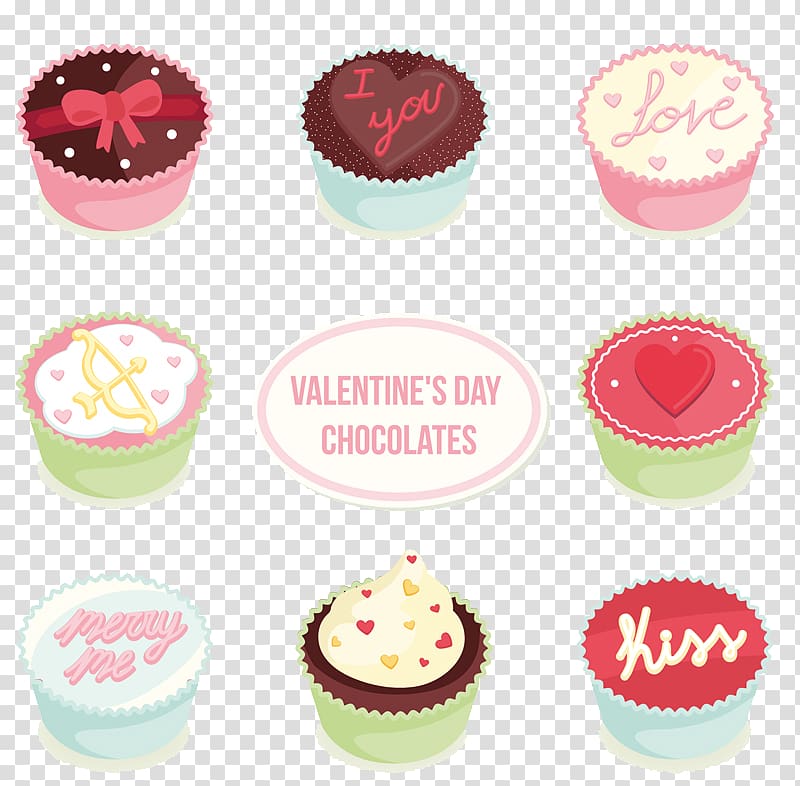 Chocolate Valentines Day Food, 8 Valentine Chocolate transparent background PNG clipart