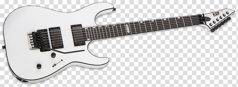 Acoustic-electric guitar ESP Guitars ESP M-II, electric guitar transparent background PNG clipart