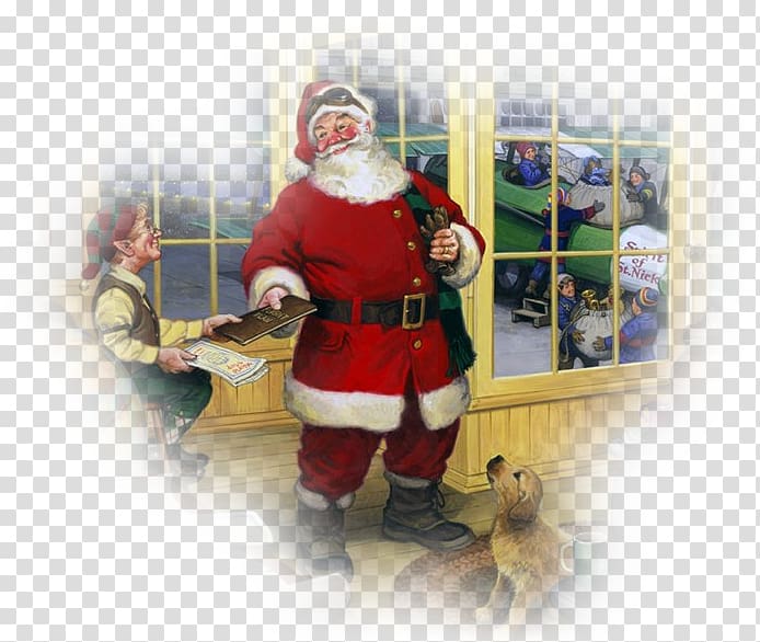 Santa Claus Christmas ornament Gravel Pillow, santa claus transparent background PNG clipart