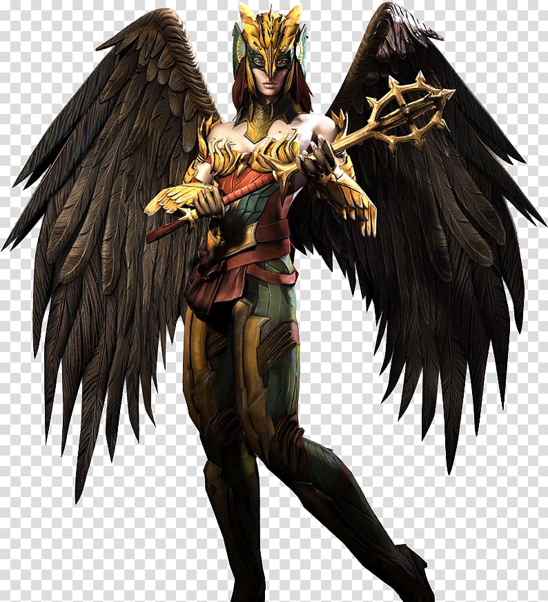 Injustice: Gods Among Us Injustice 2 Hawkgirl Hawkman Joker, Hawkgirl transparent background PNG clipart