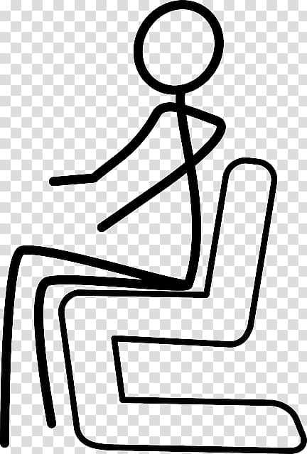 Stick figure Chair Sitting , sleeping man transparent background PNG clipart