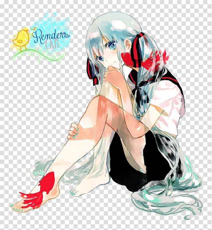 Hatsune Miku Bilibili Vocaloid Sketch, hatsune miku transparent background PNG clipart