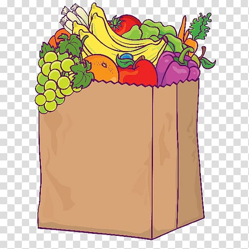 Grocery store Shopping Bags & Trolleys Illustration, provision transparent background PNG clipart