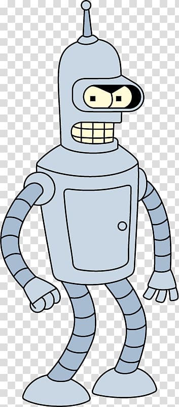 Bender Leela Television show Character, bender transparent background PNG clipart