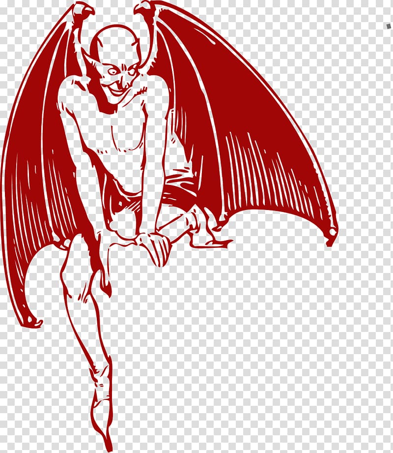 red devil illustration, Devil Demon Satan , devil transparent background PNG clipart