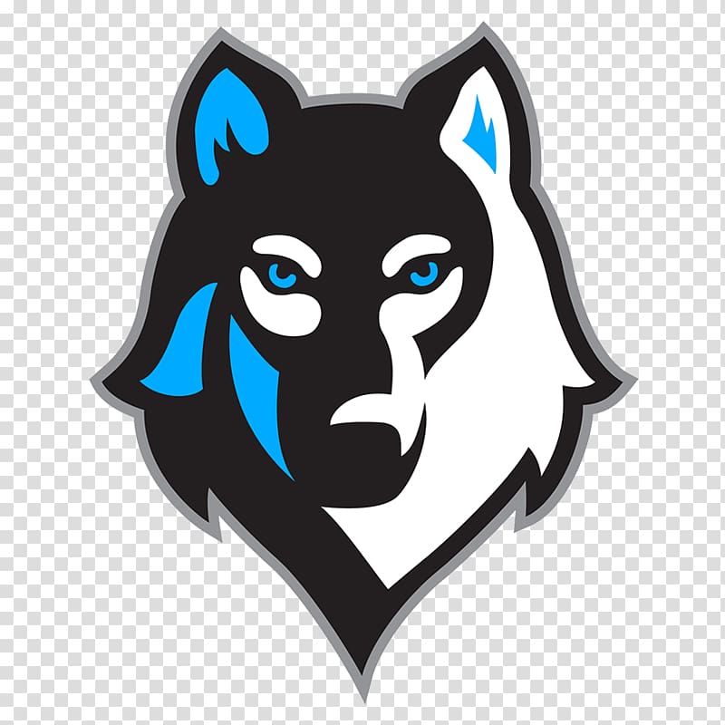 Gray wolf Logo Graphics Electronic sports , design transparent background PNG clipart