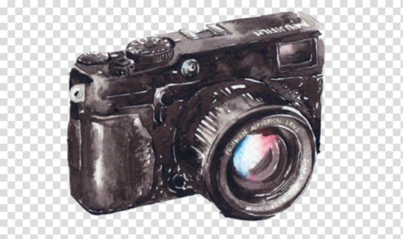 Camera lens Illustration, Digital Cameras transparent background PNG clipart