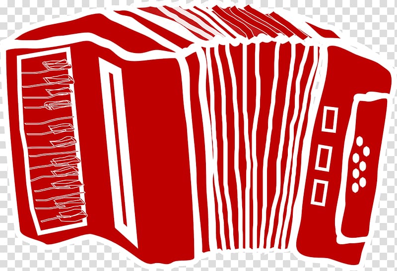 Accordion Musical instrument Illustration, Red accordion transparent background PNG clipart