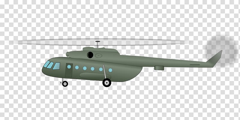 Helicopter Airplane Mil Mi-17 Aircraft Boeing CH-47 Chinook, Green helicopter transparent background PNG clipart
