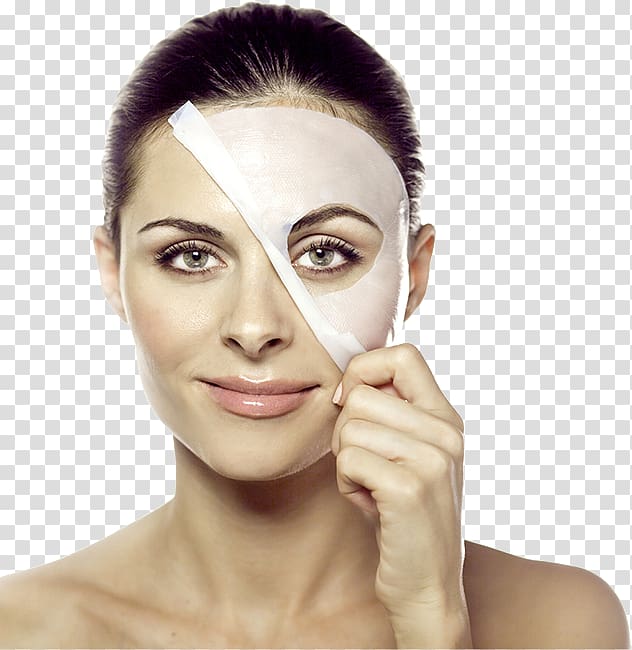 Facial mask Skin whitening, mask transparent background PNG clipart