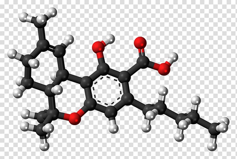 Tetrahydrocannabinolic acid 11-Hydroxy-THC Cannabis Cannabinoid, molecule transparent background PNG clipart