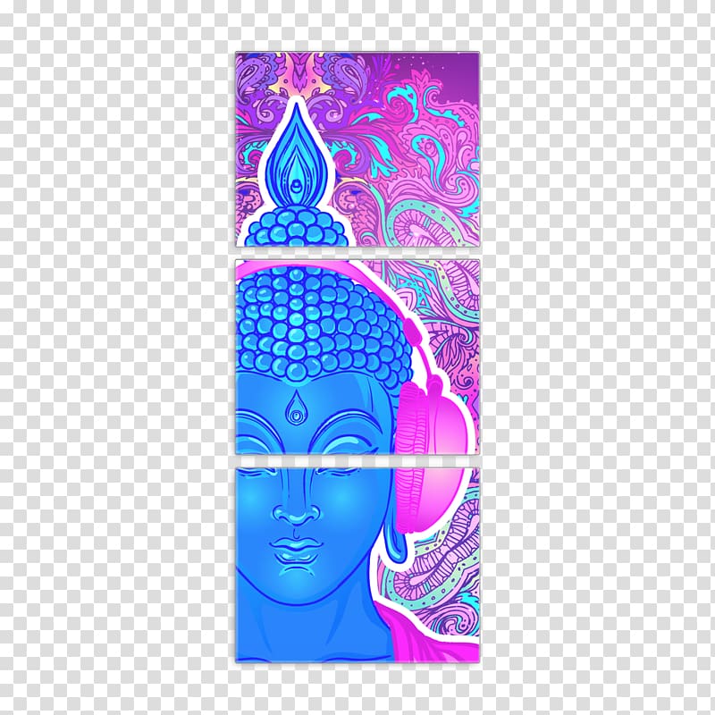 Psychedelia Music Illustration graphics , new product poster transparent background PNG clipart