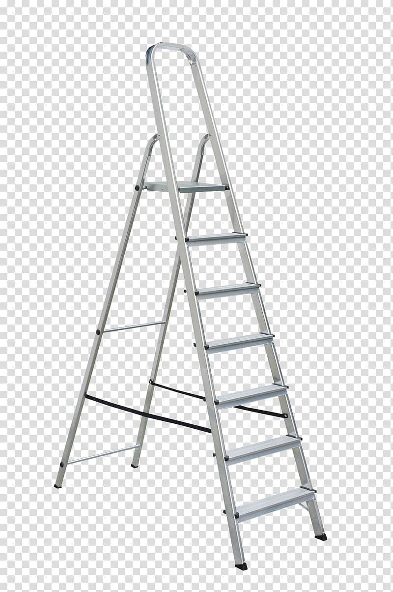 Ladder Hailo-Werk Hailo L50 Stairs Tool Aluminium, ladder transparent background PNG clipart
