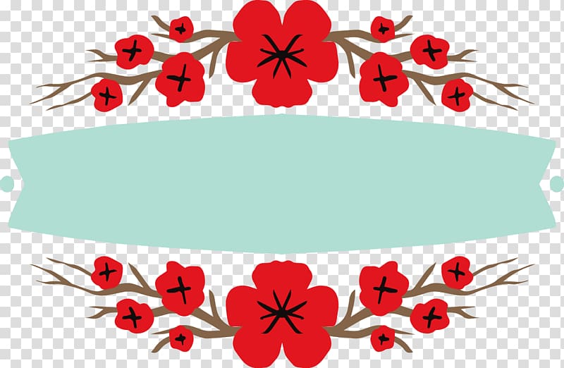 Floral design Flower, Japanese flower Japanese label notice two rows of flowers transparent background PNG clipart
