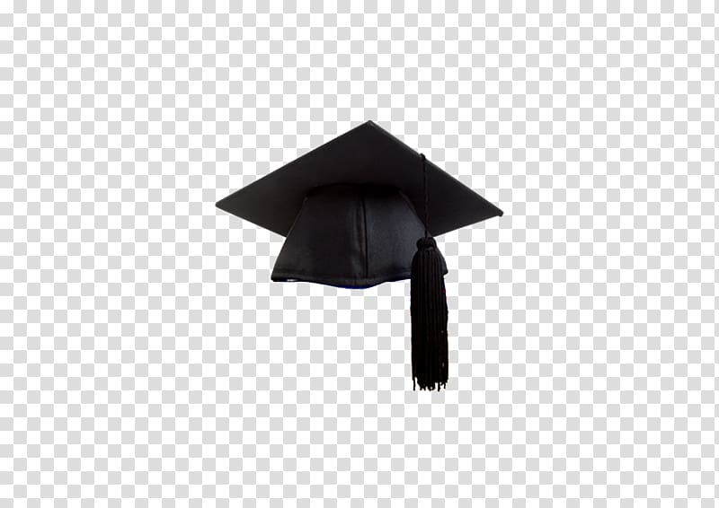 Bachelors degree Academic degree Hat Graduation ceremony, Black bachelor cap transparent background PNG clipart