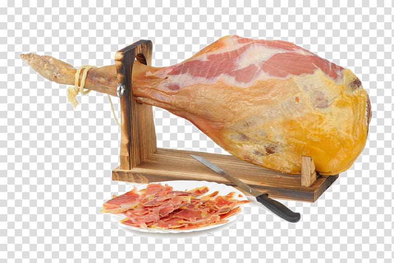 Prosciutto Ham Black Iberian pig Andalusia Jamón ibérico, ham transparent background PNG clipart