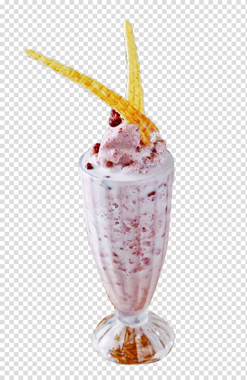 Ice cream Milkshake Sundae Hong dou tang, Red bean milk fragrant skating transparent background PNG clipart