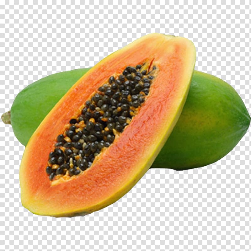 papaya fruits, Green papaya salad Fruit salad Tropical fruit, papaya transparent background PNG clipart