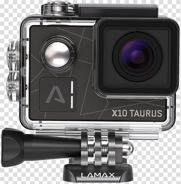Action camera Camcorder LAMAX X10-TAURUS 4K resolution 1080p, Camera transparent background PNG clipart
