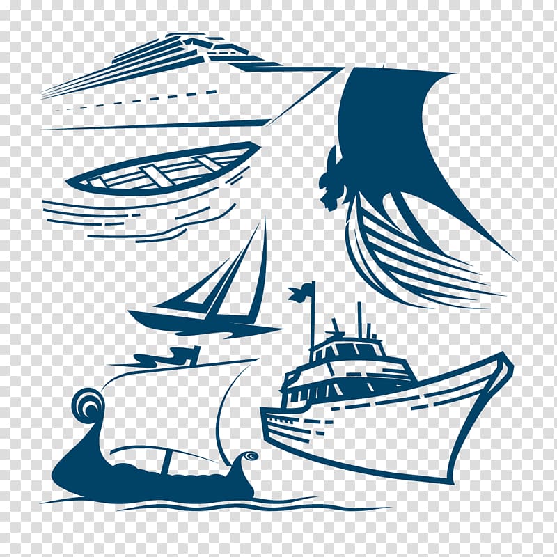 Ship Silhouette , Sketch boat transparent background PNG clipart