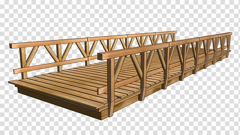 Wood Timber bridge Lumber Covered bridge, bridge transparent background PNG clipart