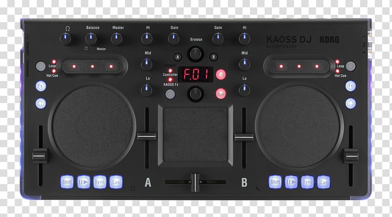 Korg Kaoss Pad NAMM Show DJ controller Disc jockey, Dj speakers transparent background PNG clipart