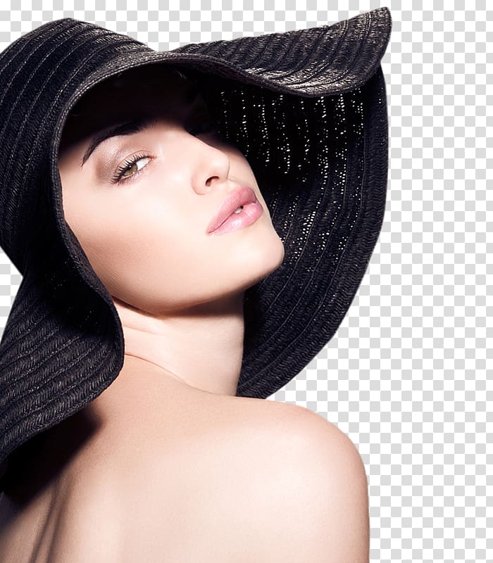 Zahide Yetiş Woman with a Hat Black hair, Hat transparent background PNG clipart